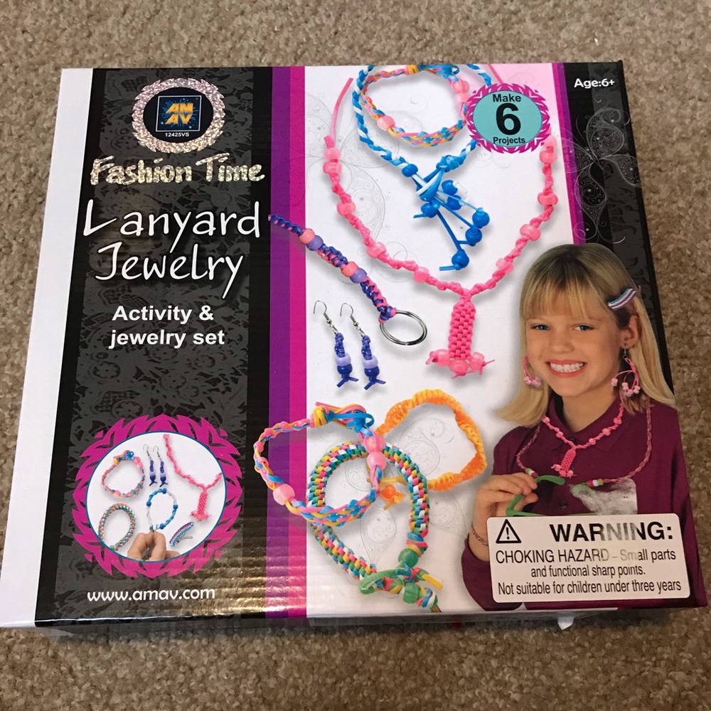 3/$15 Jewelry making kit lanyard your jewelry